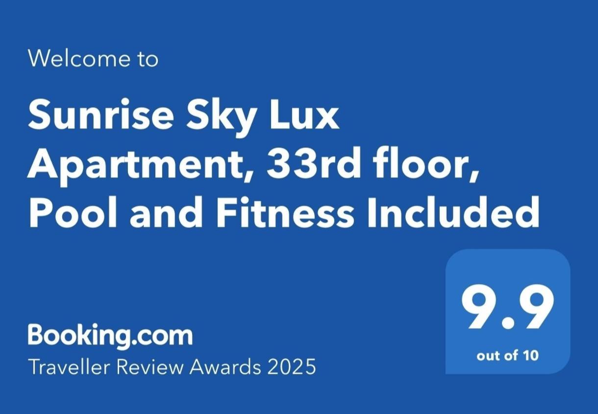 Sunrise Sky Lux Apartment, 33rd Floor, Pool And Fitness Included Apartment *